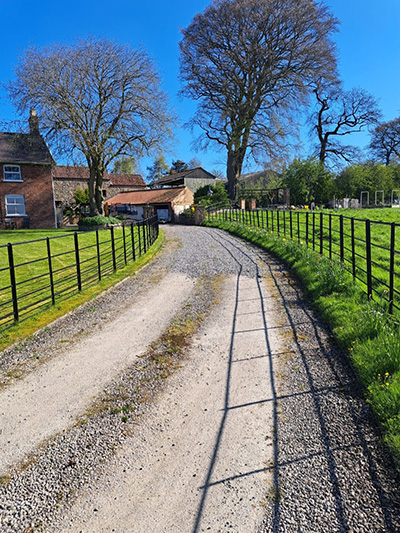 Old gravel drive